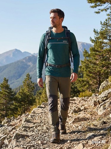 North ridge mens long - long, sleeve