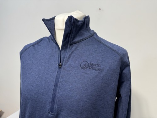 North ridge blue zip high - north, 1/4